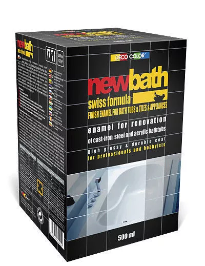 Tub Enamel White Quick Dry Bath Sink Paint Tiles Renovation Bathtubs 500ml