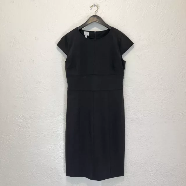 Armani Collezioni Black Sheath Dress size 12 Italy