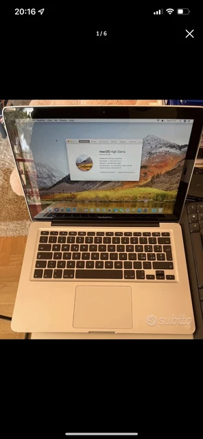 Apple MacBook Pro 13,3" (Intel Core i5, 2.50GHz, 4GB RAM, 500GB HDD) Laptop -...