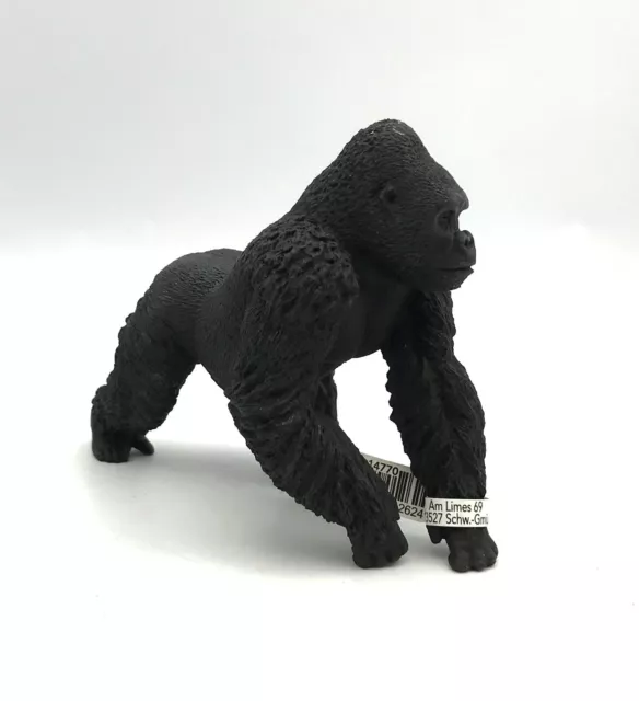 Schleich MALE GORILLA Silverback Adult 2016 Ape Animal Figure