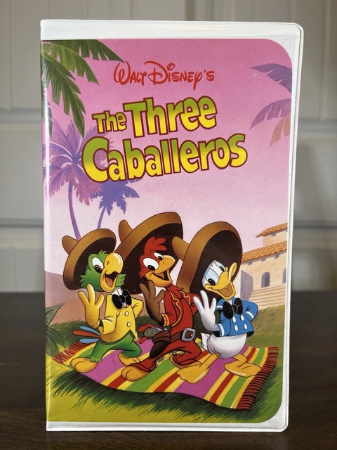 THE THREE CABALLEROS VHS Tape Clam Shell Case £5.39 - PicClick UK