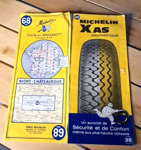 FRENCH MAP - Carte routière MICHELIN 73 CLERMONT LYON EUR 3,43