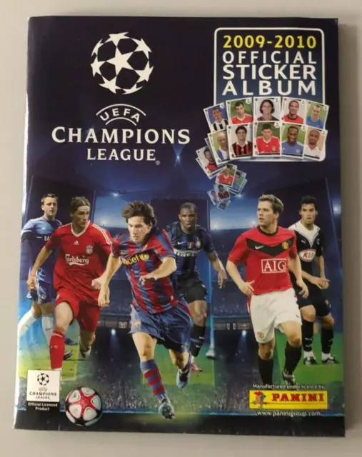 Album Figurine Calciatori PANINI - CHAMPIONS LEAGUE 2009/10  - Completo