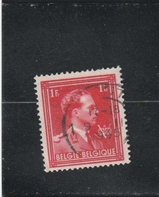 L6164 BELGIQUE timbre Y&T N° 428 de 1936-46 " Léopold III " Oblitéré