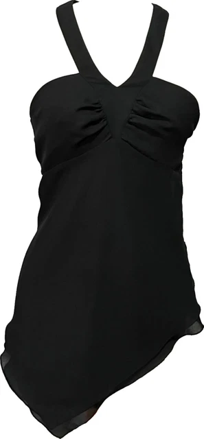 Chemisier Femme ANNE FONTAINE Noir Taille 40 - Manches Courtes, Coton/élasthanne, Occasion Parfait état