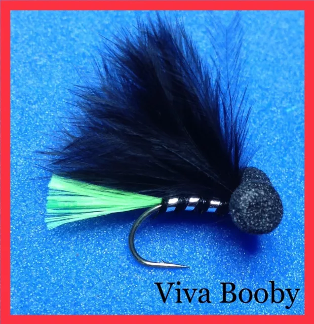 Winter Viva Booby Size 10 BARBLESS (Set of 6) Fly Fishing Lures