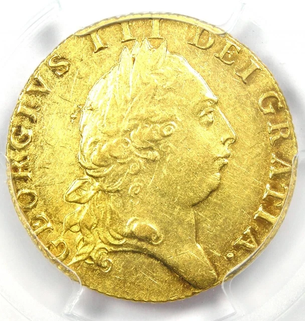1792 Britain England George III Gold Guinea Coin 1G - Certified PCGS AU55