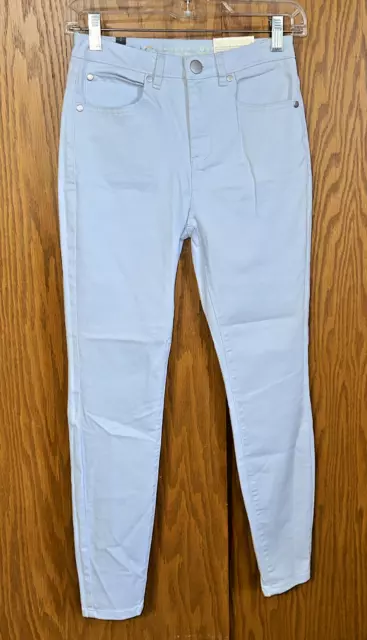 New LC Lauren Conrad Womens Jeans Size 2 XS Lt Blue Skinny Leg Jeggings $50 NWT