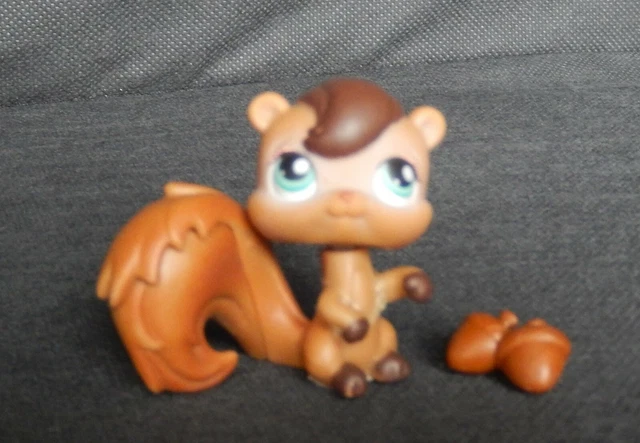 Figurine LPS (Littlest Pet Shop) 856 Coccinelle Orange Et Marron - Très Bon état, Occasion