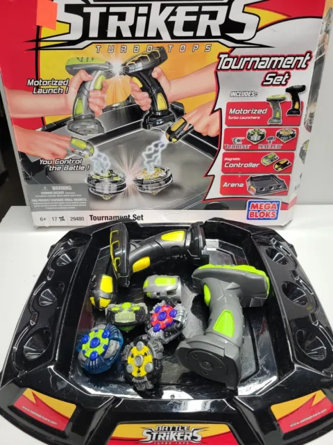 Magnext Battle Strikers Turbo Tops Tournament Set 2009 - Preowned