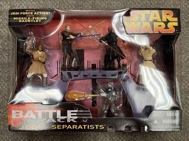 + Star Wars Hasbro 2005 Battle Pack Jedi VS Separatists 5 Figure Set NIB