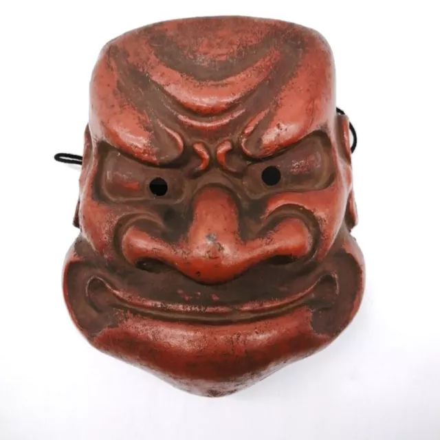 Japanese BESHIMI Mask Vintage NOH  KYOGEN KAGURA Ogre God Interior MSA117