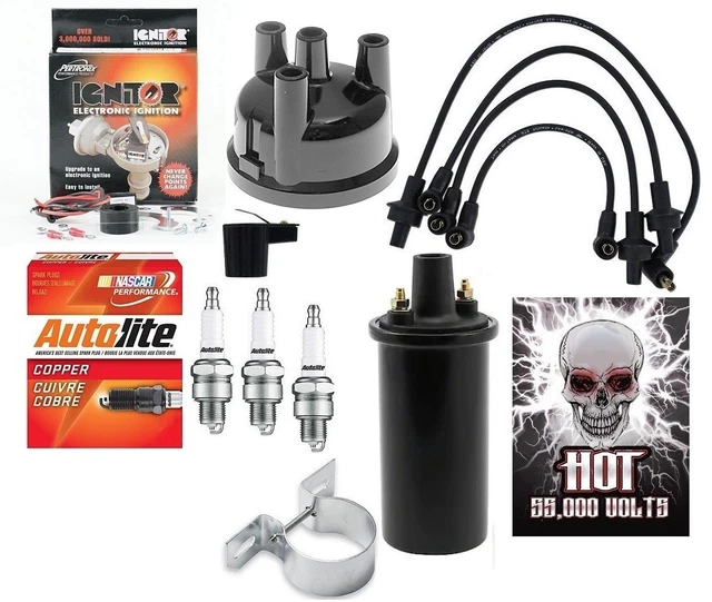 FORD 3 CYL Gas Tractor Electronic Ignition Conversion Kit & Tune up kit