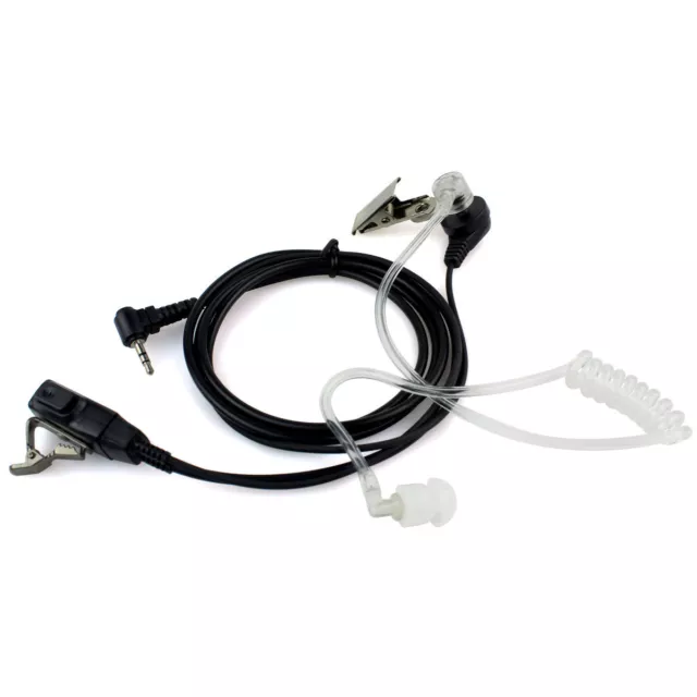 Earpiece Mic Airtube Covert For Uniden Uh515-2 Uh510-2 Model Handheld Radios