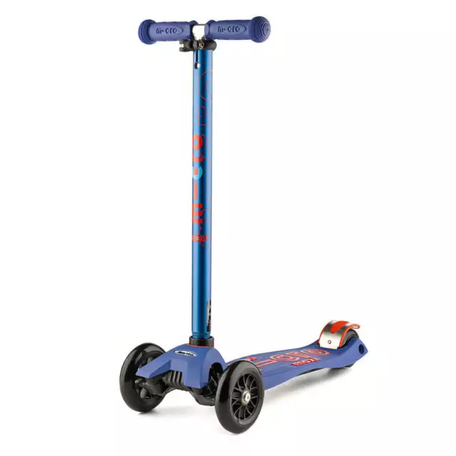 Monopattino 3 ruote Telescopico Max 70Kg Micro Maxi Deluxe Blu