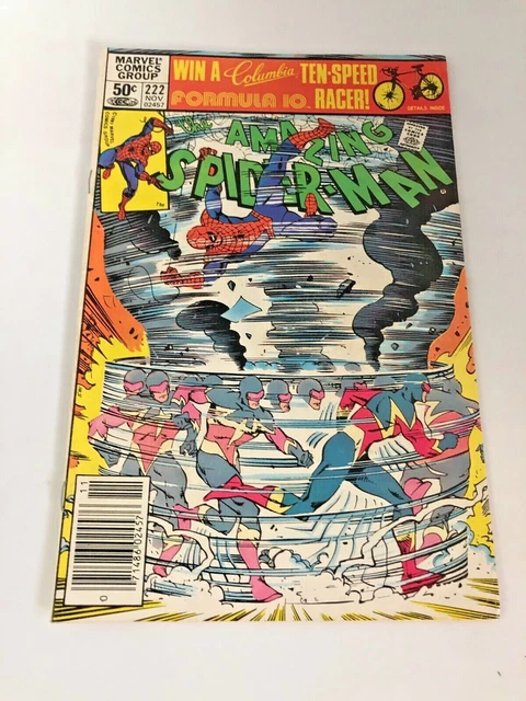 Amazing Spider-Man #222 Marvel Comics 1981 1st Appearance of Speed Demon Nice