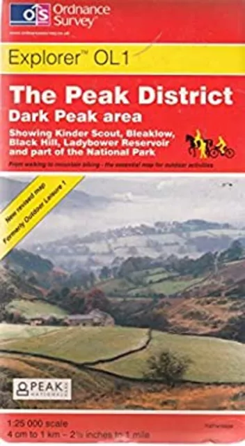 Peak District : Dark Peak Area Paperback Ordnance Survey Staff