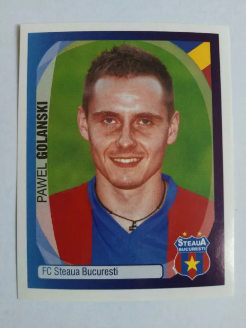 PANINI UEFA CHAMPIONS LEAGUE 2008-09- #507-STEAUA BUCURESTI-PAWEL GOLANSKI