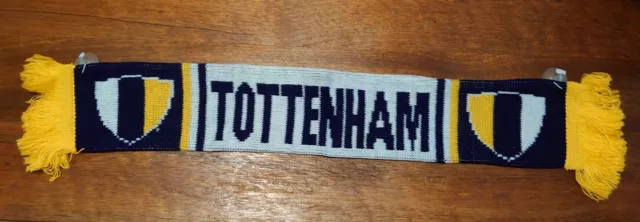 5x Tottenham Crested Mini Scarf Car Hang Up With Rubber Suction Pads Football