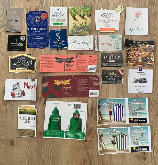 22 Worldwide wine labels