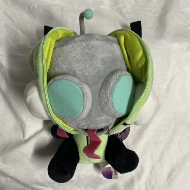 Nickelodeon Invader Zim Zipper Mouth Alien Plush Doll Toy