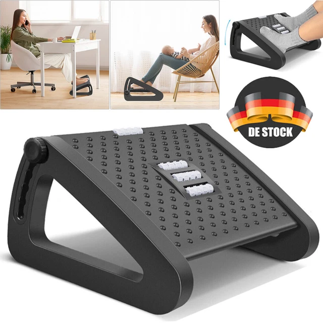 Fußstütze Schreibtisch Fußablage Fußbank Fußhocker Ergonomisch Höhenverstellbare