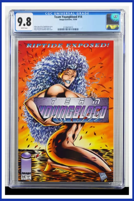 Team Youngblood #14 CGC Graded 9.8 Image October 1994 White Pages Comic Book