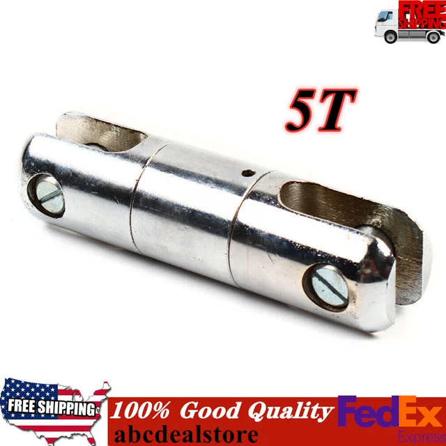 CABLE PULLING SWIVEL 5 Ton Wire Line Rope Ball Bearing Swivel Alloy