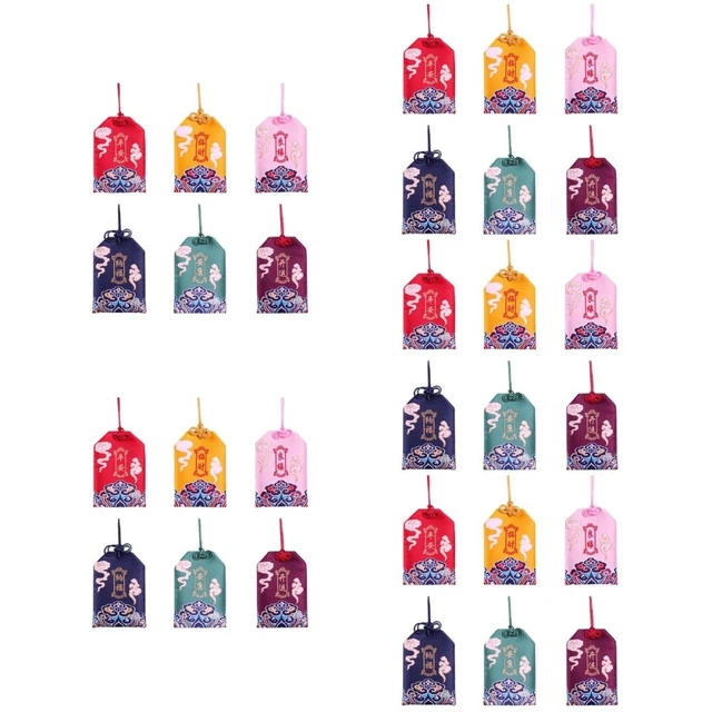 30 pièces roman portable léger sac d'omamori
