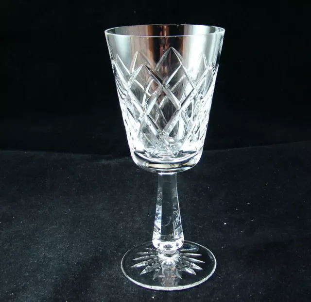Galway Irish Crystal Wine Glasses New With Labels 8 1/8” TERESE 4 n set