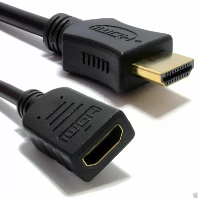 1m HDMI High Speed  TV EXTENSION Lead Male to Female Cable [005848]