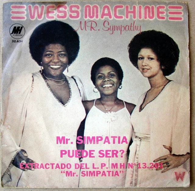 WESS MACHINE 45 PS Could It Be TOP Modern SOUL Funk 1978 SOUTHAMERICA 7"