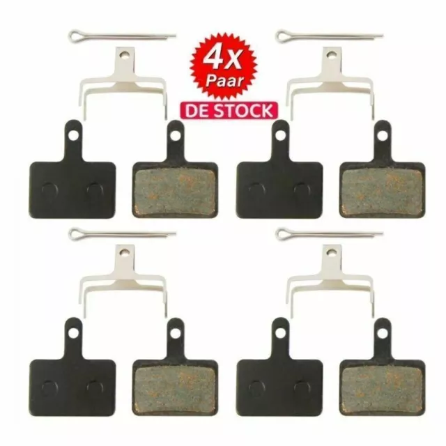 4 pairs for Shimano disc brake pads B01S B03S resin workshop packaging pads