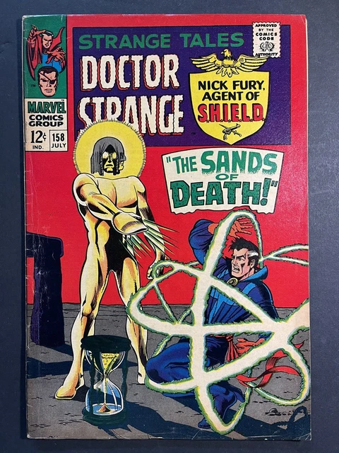 STRANGE TALES #158 DOCTOR STRANGE MARVEL COMICS 1ST LIVING TRIBUNAL Free Ship 💰