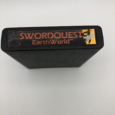 Swordquest Earthworld Atari 2600 Video Game Cartridge 1982Vintage Tested Working 2