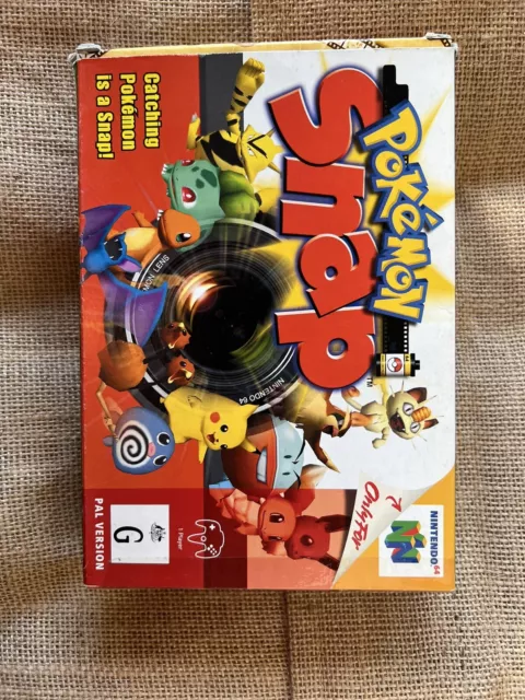 Nintendo 64 / N64 pokemon snap Boxed complete with manual