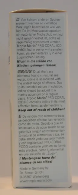 TROPIC MARIN Pro corail Iodine 50 ml 3