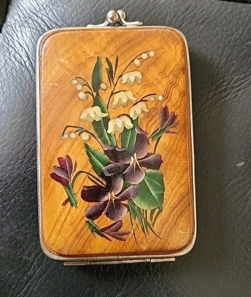 Ancien écrin En Velours Pour Photo – Boîte à Daguerréotype – 7 X 10 Cm