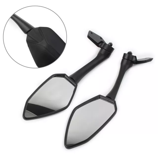1 Pair Motorcycle Rearview Mirror New Black For CFMOTO 250SR CF250-6-6A