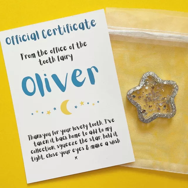 tooth fairy certificate - Resin Star