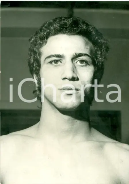 1980 ca BOXE Ritratto Pellegrino VENTRONE Campione superleggeri *Fotografia