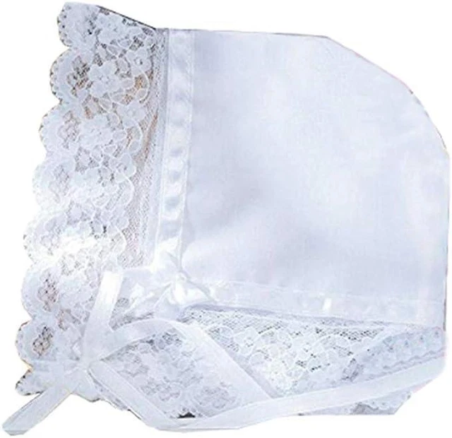 Deluxe Baby Christening Bonnet / Hanky For Wedding