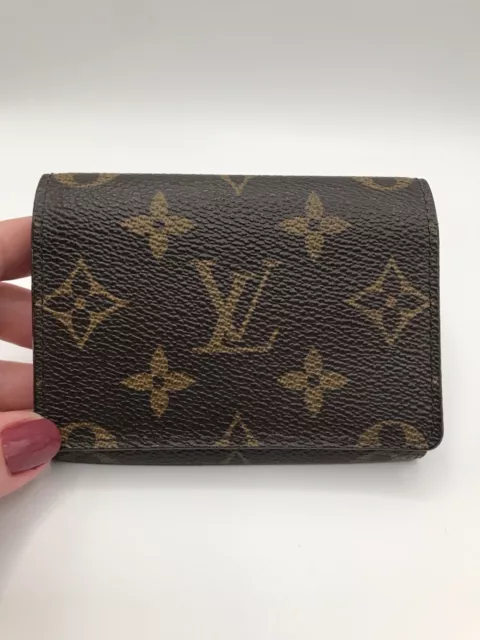 Card wallet Louis Vuitton Silver in Metal - 29475788