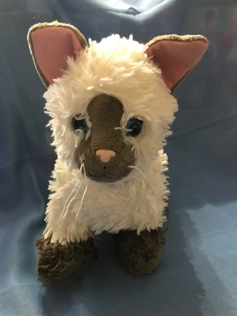 Peluche Build-A-Bear Gatto Siamese Himalaya Ragdoll In Pensione Nuovo Con Etichette