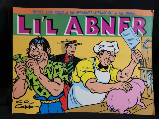 Li'l Abner Volume 4 Dailies 1938 HC Al Capp 1988 Kitchen Sink Strange Gal Swamp