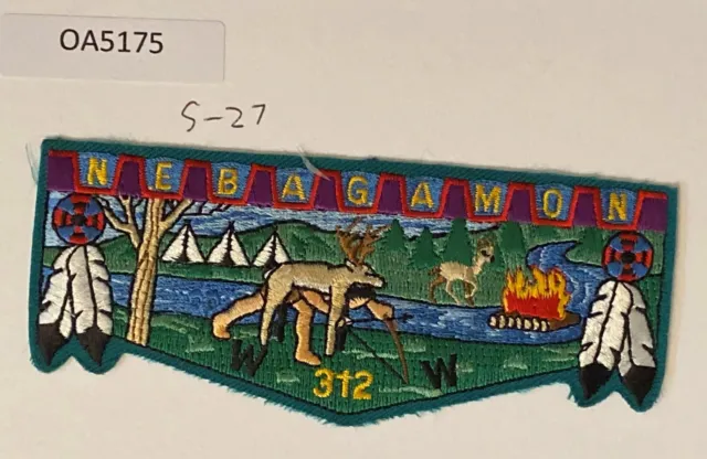 Boy Scout OA 312 Nebagamon Lodge Flap S27