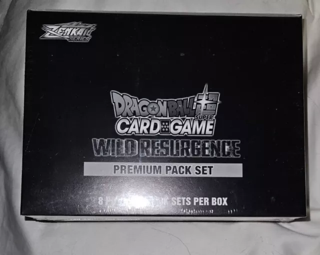 Dragon Ball Super TCG Wild Resurgence Premium Pack Set Display Case (NEW/Sealed)