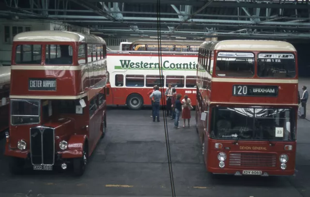 10 x Original DEVON GENERAL Bus Slides . Bristol AEC Titan . Exeter . See List