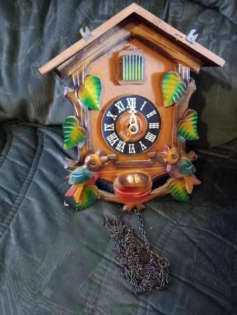 Orologio a cucù vintage 10" - senza marchio. REGULA 20 Movimento. Risparmio/riparazione