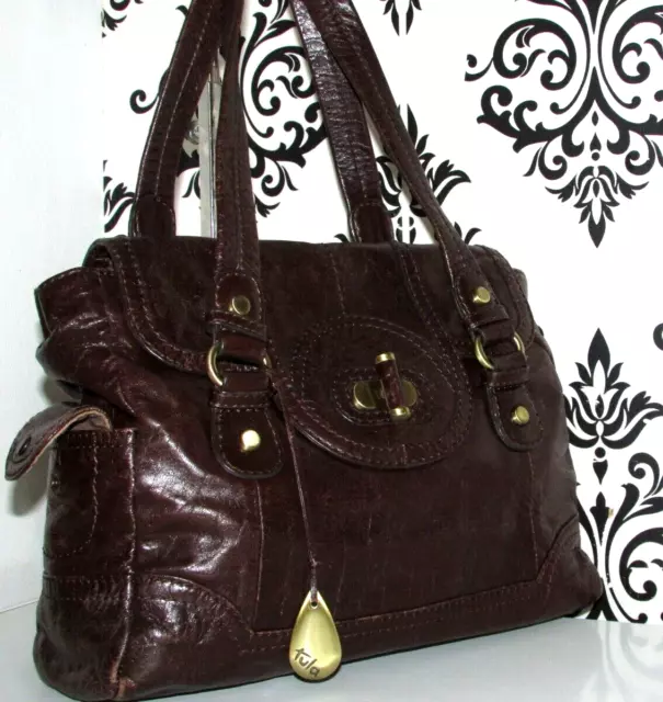 VINTAGE TULA BY Radley Real Leather Grab Slouch Shoulder Handbag/Purse ...